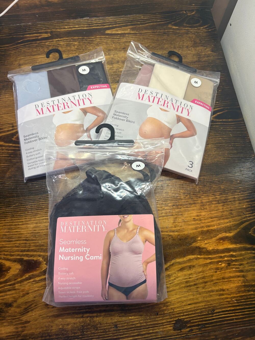 Destination Maternity Seamless Nursing Tank & 2 Packs Of Underwear Size Medium